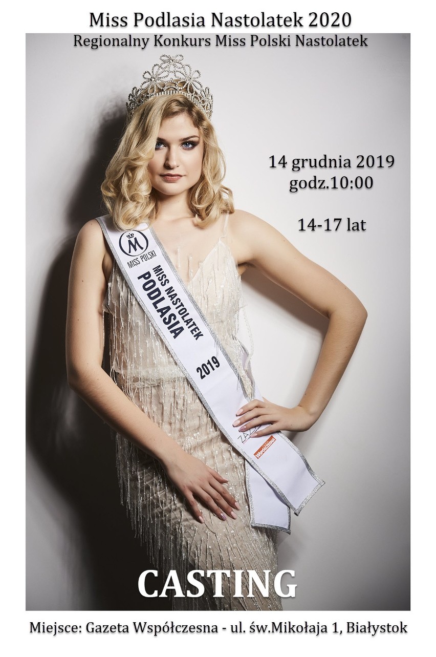 Casting Miss i Mister Podlasia 2020. Ty też możesz zostać...