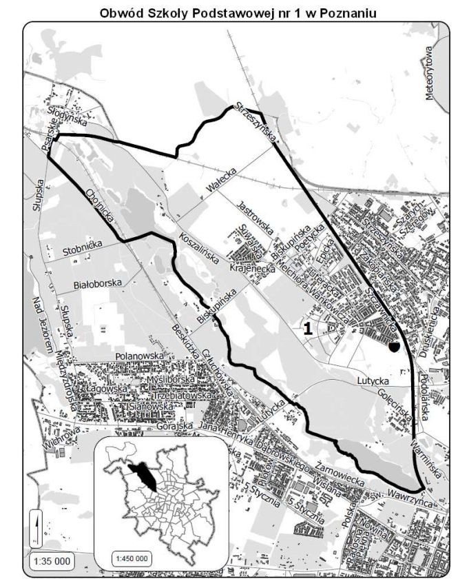 Zobacz nowe obwody poznańskich szkół
