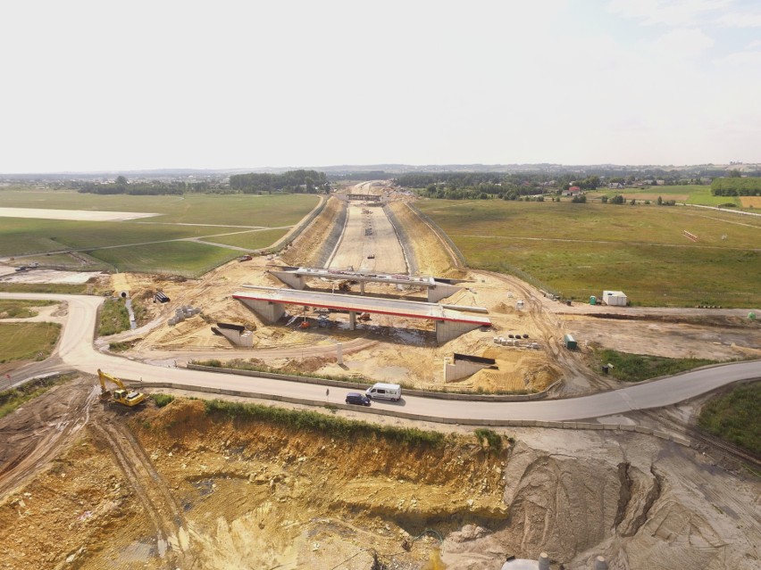 Budowa autostrady A1 w województwie śląskim (lipiec/sierpień...