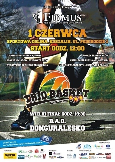 Trio Basket w Koszalinie.