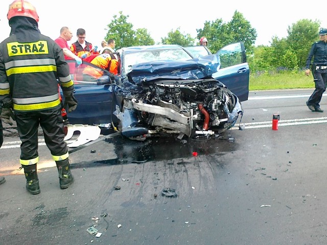 Śmiertelny wypadek przy wjeździe do Koszalina na drodze krajowej nr 6.