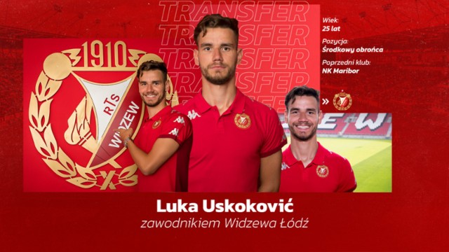 Luka Uskoković jest nowym widzewiakiem