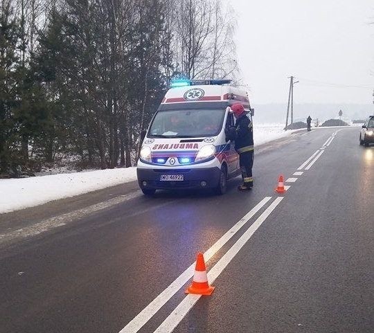 Wypadek w Kalisku: jedna osoba w szpitalu [ZDJĘCIA]