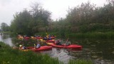 Przasnysz. Majówka w parku miejskim 12.05.2019 i powrót kajaków na Węgierkę