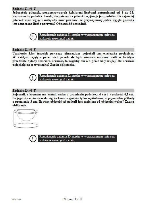 Próbny egzamin gimnazjalny 2018 WSiP. MATEMATYKA...