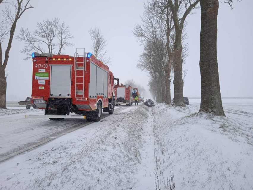 W miejscowości Kadłubówka w pow. bielskim auto osobowe...