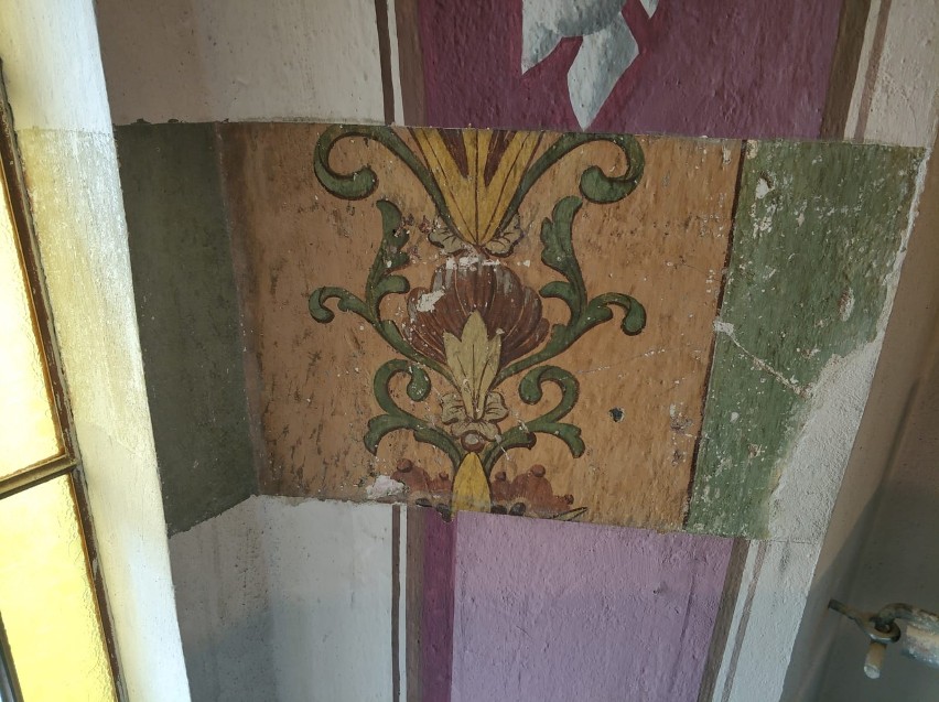 Malowidła odkryte w kościele filialnym pw. Matki Boskiej...