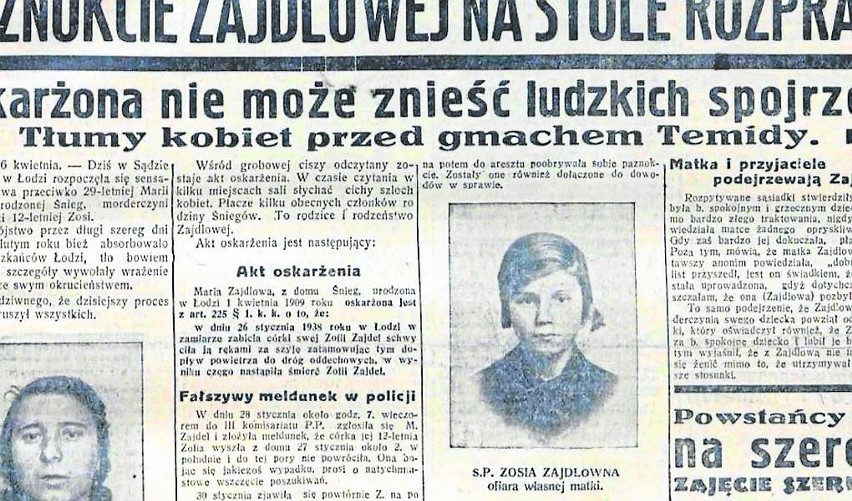 Maria Zajdlowa zabiła córeczkę...