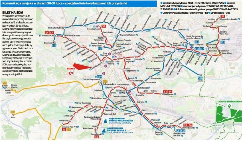 ŚDM w Krakowie. Tramwaje i autobusy mają kursować co 3-5 minut