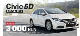  Honda Civic5D 2013 - Rabat 3 000 PLN