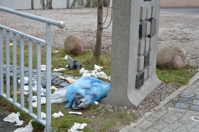Aż mnie zmroziło, gdy wczoraj przy pomniku zauważyłem stertę śmieci, obok był worek. Wygląda na to, że ktoś wysypał je celowo - alarmuje nasz czytelnik.