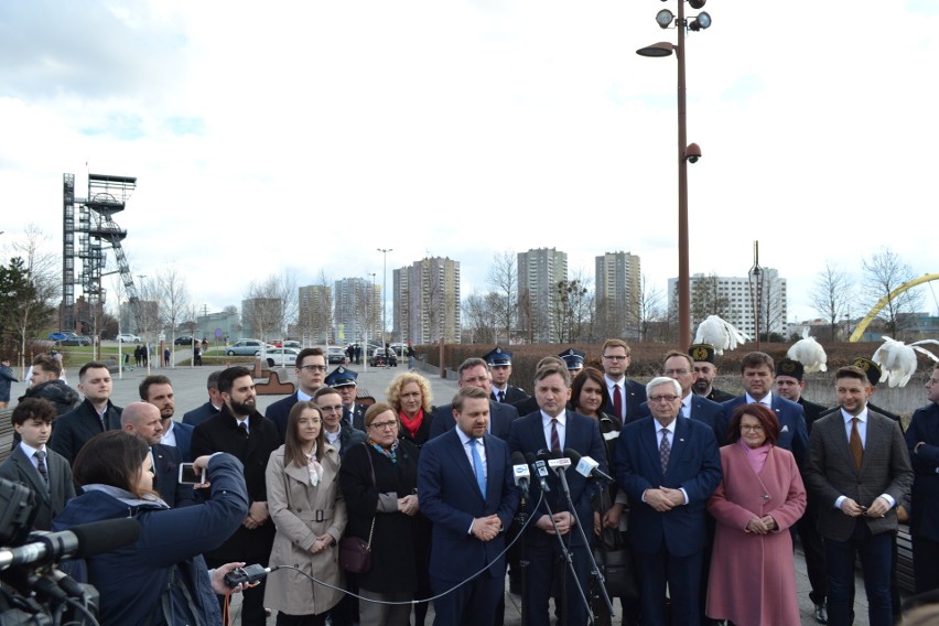 Konferencja prasowa Solidarnej Polski w Katowicach