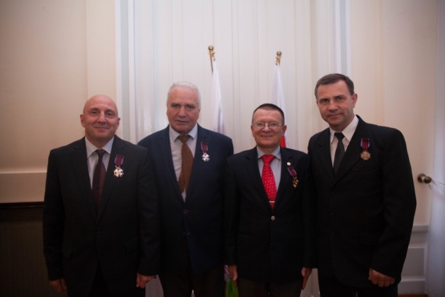 Od lewej: Tomasz Winiarski, Władysław Ćwierz, Artur Kowalski, Edmund Kubisiak