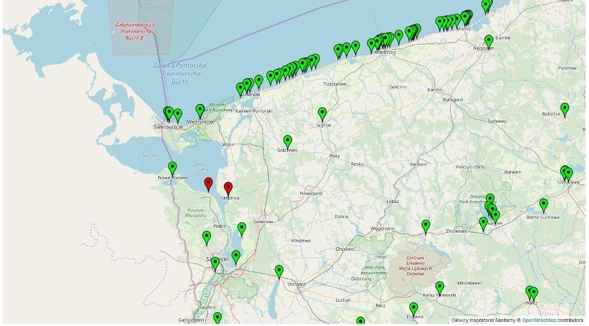 Zakaz kąpieli w regionie: Sinice w Stepnicy i Trzebieży