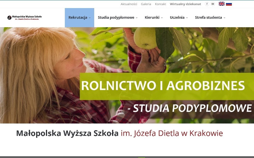 Miejsce 9: Małopolska Wyższa Szkoła im. Józefa Dietla – 55...