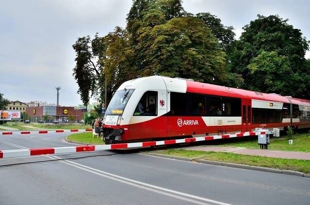 Pociąg wraca na nieużywane tory prowadzące na Barbarkę