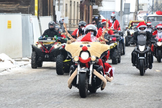 Finał akcji MotoMikołaje w Białymstoku. Ulicami miasta przejechali motocykliści