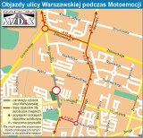 Zamknięta Chrobrego i Warszawska. Autobusy pojadą objazdami