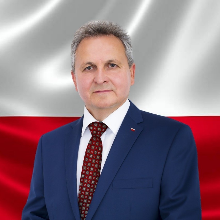 Poseł Jan Warzecha, pełnomocnik w okręgu obejmującym powiaty...