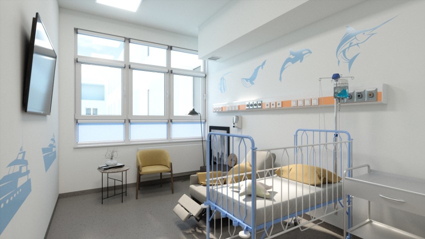 Gdyński Ośrodek Pediatrii: Otwarcie pod koniec 2020 r. „Będzie to oddział nowoczesny, posiadający kameralne i bardziej przyjazne pokoje”