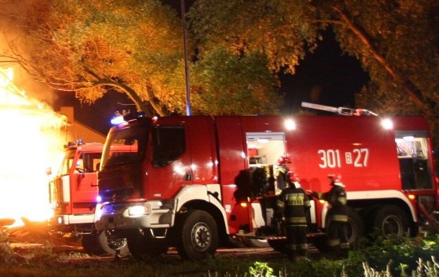 Pożar chlewni w miejscowości Radkiejmy