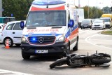 Znów wypadek na DK 10 pod Bydgoszczą. Motocyklista trafił do szpitala