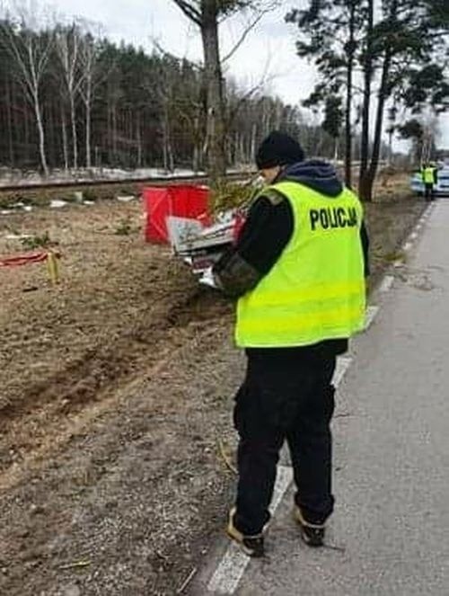 Białogrądy. Tragiczny wypadek na DK 65. Kierowca busa zginął na miejscu [ZDJĘCIA]