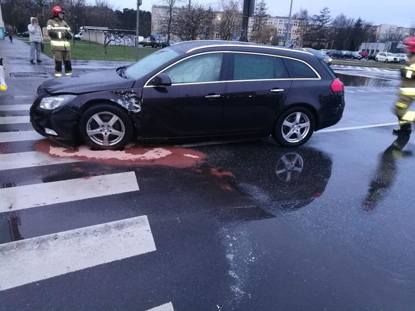 Wypadek na Wojska Polskiego/Kaczyńskiego w Bydgoszczy. Utrudnienia