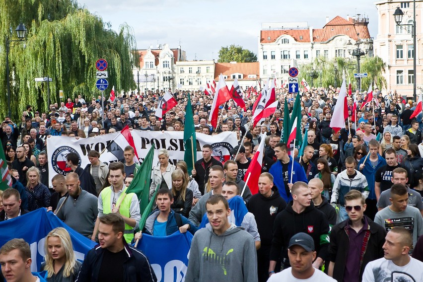 Marsz antyimigracyjny w Bydgoszczy