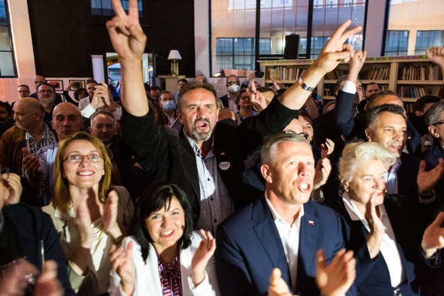 Wieczór wyborczy PiS w Krakowie