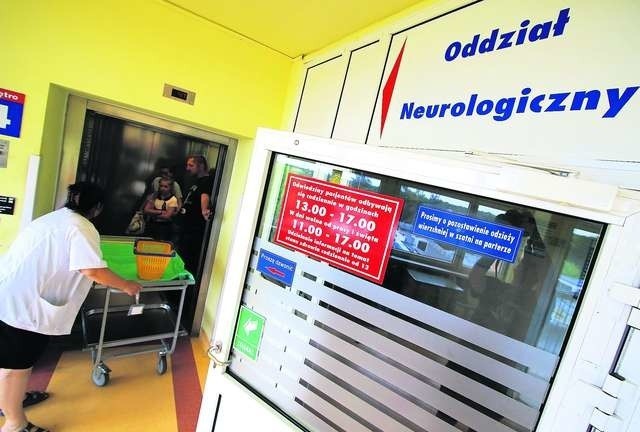 Oddział neurologiczny w szpitalu na Bielanach Fot.: Sławomir Kowalski