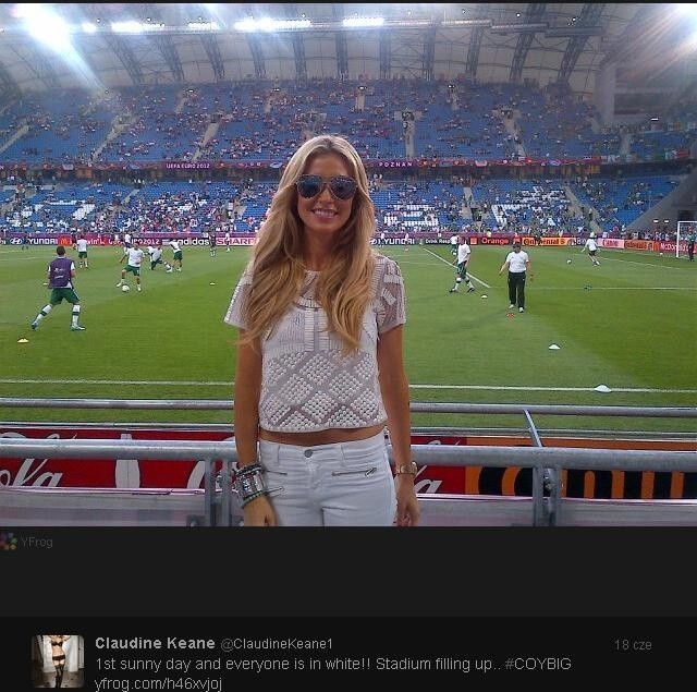 Claudine Keane w Polsce na Euro 2012