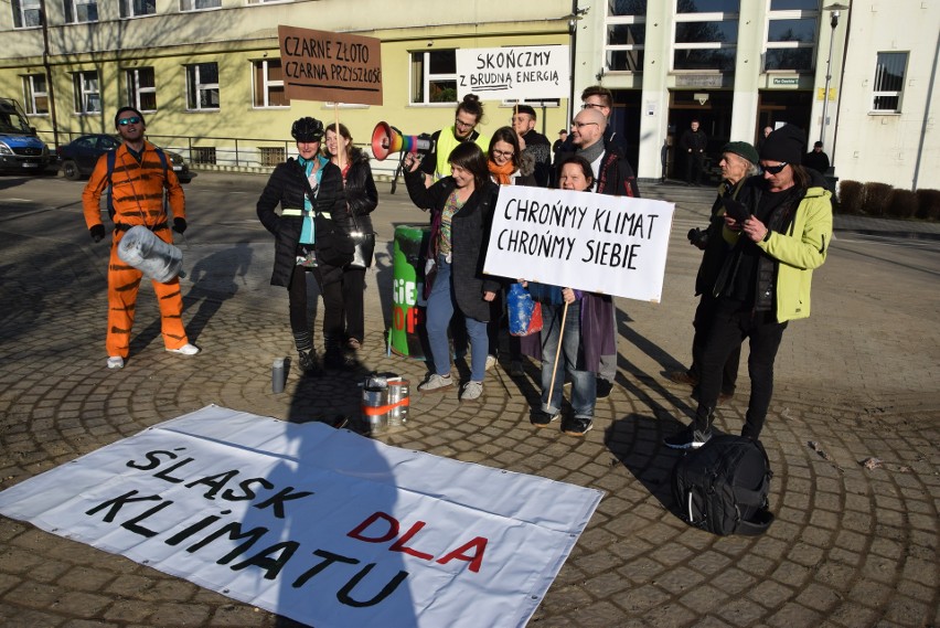 Demonstracja antywęglowa w Katowicach