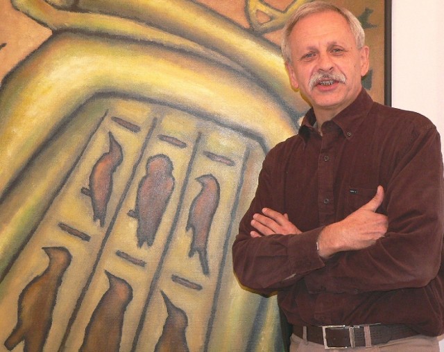 Bogdan Ptak zaprasza na otwarcie swojej wystawy malarstwa i rysunku - w czwartkowy wieczór, w buskiej Galerii Zielona.