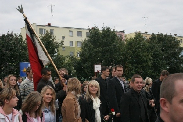 Pogrzeb Arkadiusza Gołasia w Ostrołęce, 22.09.2005. Zdjęcia, cz. 1