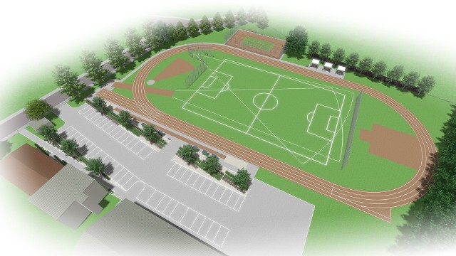 Dzięki ministerialnej dotacji, boisko - albo raczej kartoflisko, jak określił obiekt przy ogólniaku burmistrz Namysłowa - zamieni się w nowoczesny obiekt lekkoatletyczno-piłkarski.