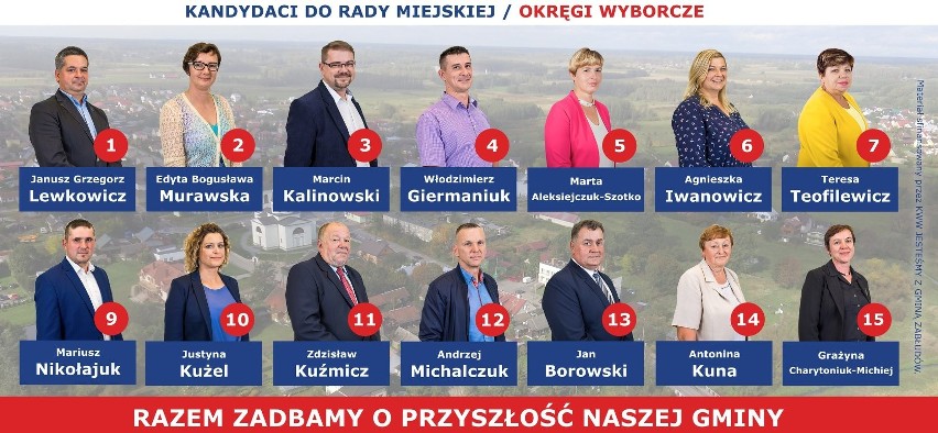 W wyborach samorządowych 2018 do rady miasta Zabłudów...