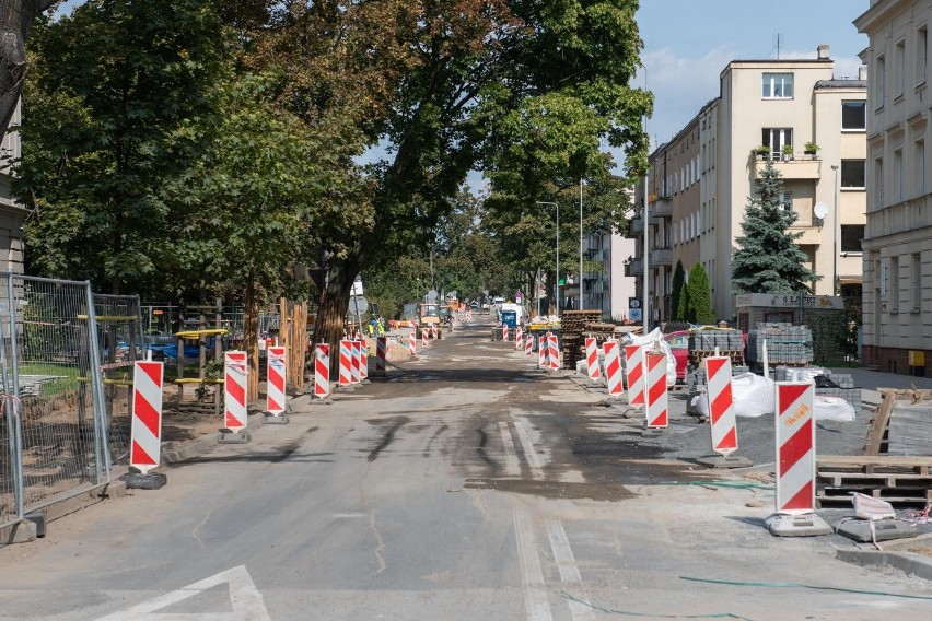 W rejonie skrzyżowania Hetmańskiej i Jarochowskiego...