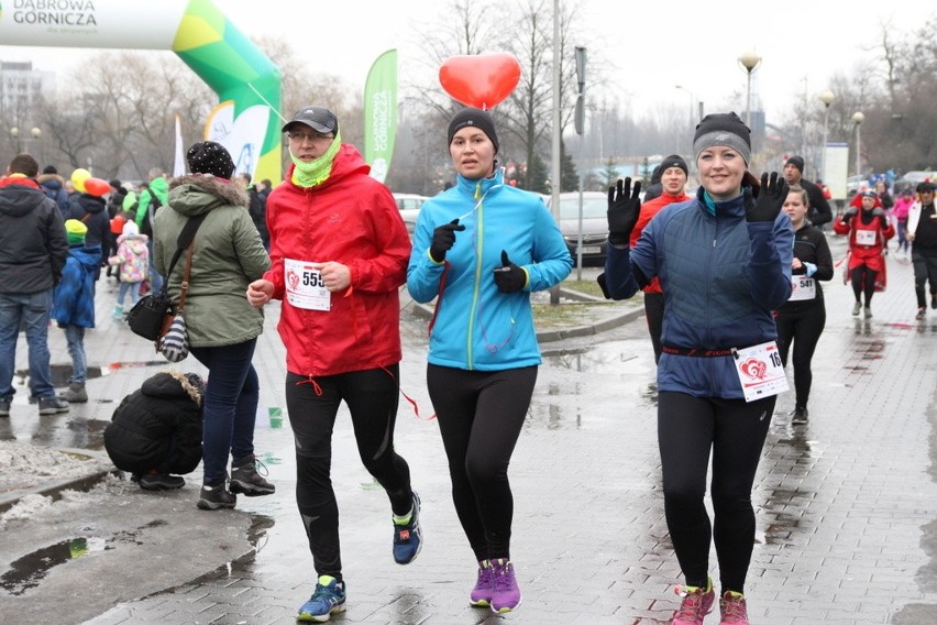 Bieg Walentynkowy 2017 w Dąbrowie Górniczej