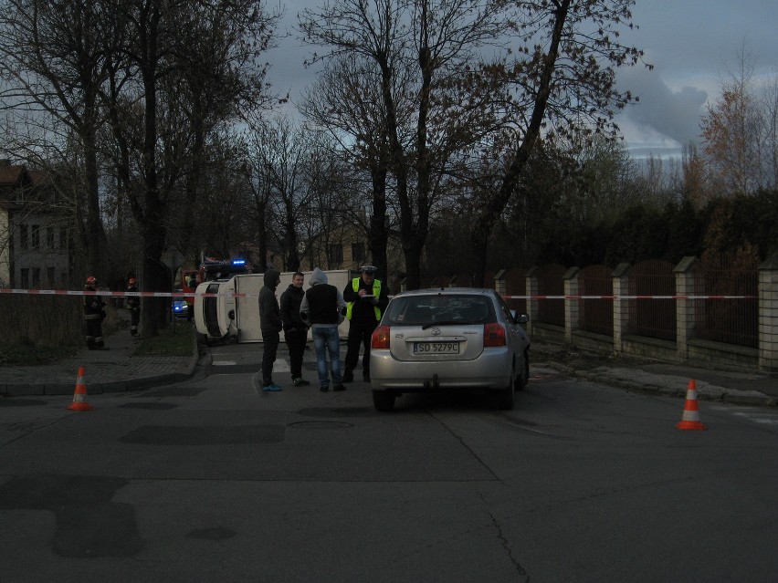 Będzin: Wypadek na ulicy Krakowskiej. Dwie osoby ranne
