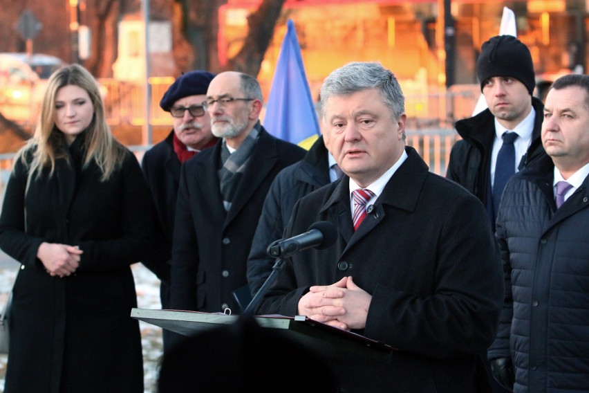 Będzie nowy pomnik w Lublinie. Akt erekcyjny wmurował prezydent Ukrainy