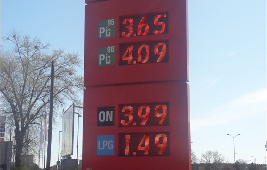 Ceny paliw w Szczecinie