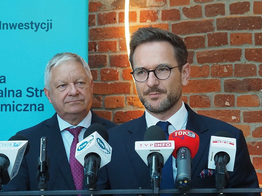 Minister Waldemar Buda i prezes ŁSSE Marek Michalik