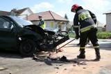 Zderzenie trzech aut w Kruszynie pod Bydgoszczą. Dwie osoby trafiły do szpitala. Utrudnienia w ruchu już nie występują