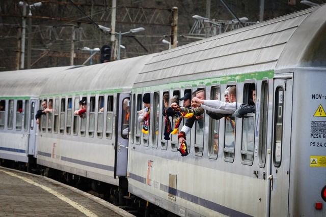 Wyjazd kibiców Pogoni Szczecin na mecz z Lechem Poznań - 18 lutego 2018