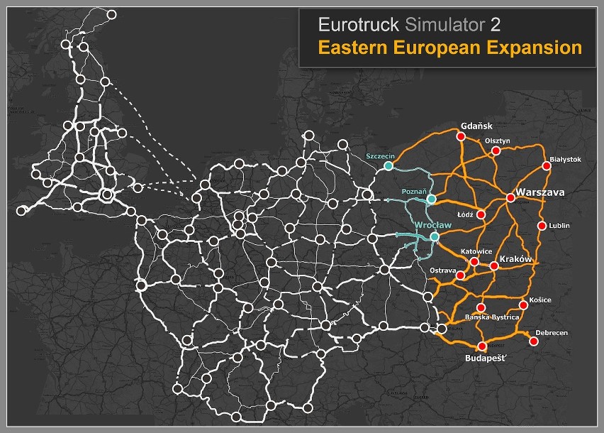 Euro Truck Simulator 2: Będą nowe polskie miasta