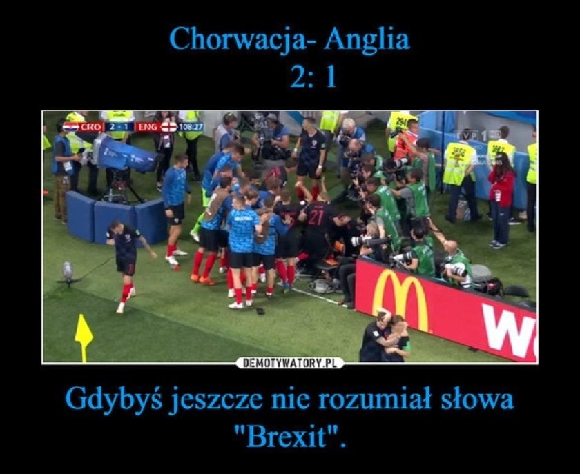 Chorwacja - Anglia 2:1. Zobacz najlepsze memy...