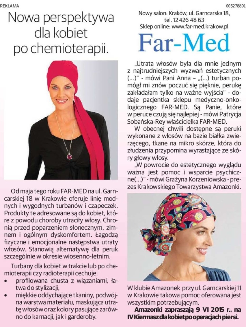 FAR-MED. Nowe perspektywa dla kobiet po chemioterapii