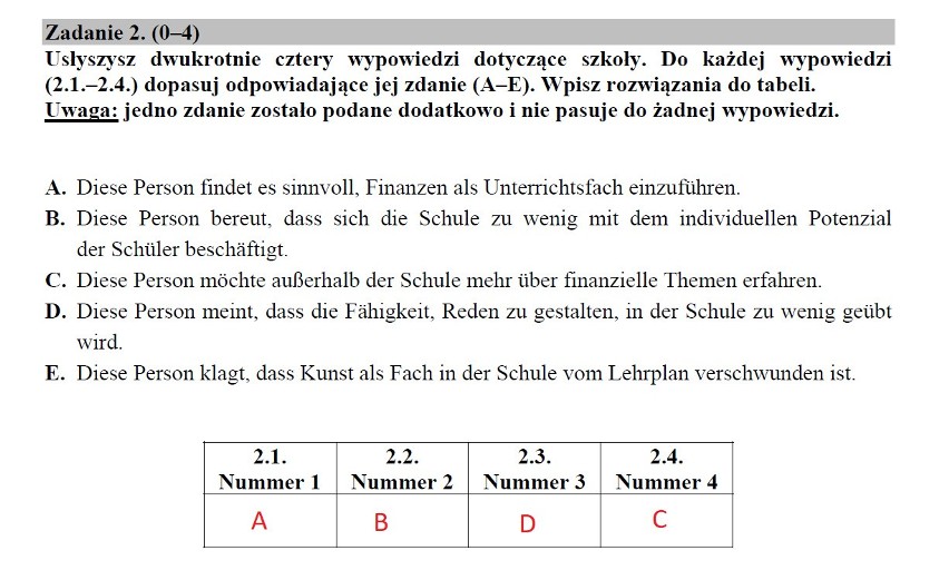 Matura 2020 j. niemiecki rozszerzenie. Odpowiedzi, arkusz CKE. Co było na egzaminie z j. niemieckiego na poziomie rozszerzonym 18.06.2020? 