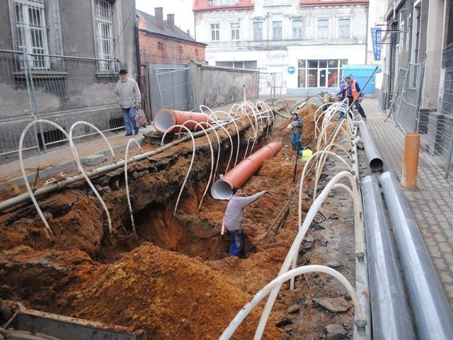 Ulica Staroszkolna jest rozkopana